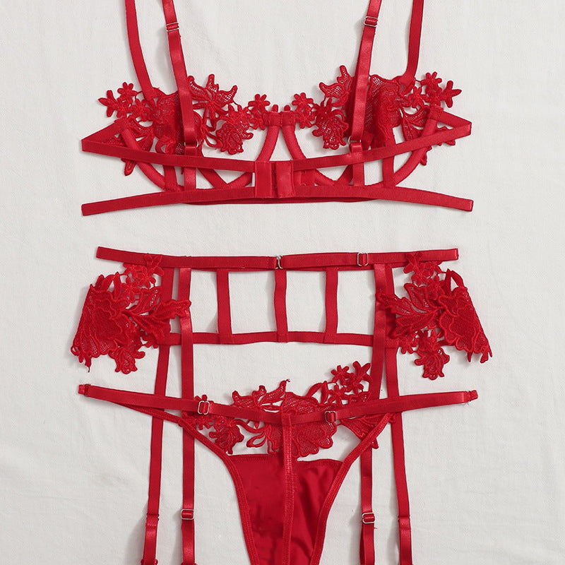 New sexy lingerie lace hollow suit tempting sexy thong